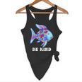 Be Kind Rainbow Fish Teacher Life Teaching Back To School Flowy Tank, novelty gifts, funny gifts Be Kind Rainbow Fish Teacher Life Teaching Back To School Flowy Tank, novelty gifts, funny gifts