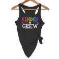 Kinder Crew Kindergarten Teacher 1st Day Of School Flowy Tank, novelty gifts, funny gifts Kinder Crew Kindergarten Teacher 1st Day Of School Flowy Tank, novelty gifts, funny gifts