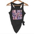 In My Kindergarten Era Teacher Kids Back To School Kinder Flowy Tank, novelty gifts, funny gifts