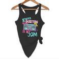 Kindergarten Is My Jam Cute Teacher Shirt 80's 90's Styl Flowy Tank, novelty gifts, funny gifts