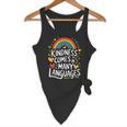 Kindness Comes In Many Languages ESL English Teacher Flowy Tank, novelty gifts, funny gifts
