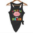 Kiss Your Brain Calm Mindset Teacher Kids Boys Girls Women Flowy Tank, novelty gifts, funny gifts