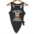 Koalafied School Psychologist Koala Lover Psychology Teacher Flowy Tank, novelty gifts, funny gifts Koalafied School Psychologist Koala Lover Psychology Teacher Flowy Tank, novelty gifts, funny gifts