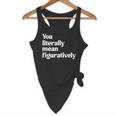 You Literally Mean Figuratively English Teacher Flowy Tank, novelty gifts, funny gifts You Literally Mean Figuratively English Teacher Flowy Tank, novelty gifts, funny gifts