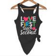 Love Them First Teach Them Second Teacher Student Love Quote Flowy Tank, novelty gifts, funny gifts Love Them First Teach Them Second Teacher Student Love Quote Flowy Tank, novelty gifts, funny gifts
