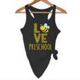 Love Preschool Back To School Yellow Bee Preschool Teacher For Men Women Girls Kids Flowy Tank, novelty gifts, funny gifts