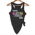 Maestra Fabulosa Bilingual Spanish Espanol Teacher School Flowy Tank, novelty gifts, funny gifts Maestra Fabulosa Bilingual Spanish Espanol Teacher School Flowy Tank, novelty gifts, funny gifts