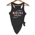 Maestra Fabulosa Maestra De EspañOl Spanish Teacher Flowy Tank, novelty gifts, funny gifts