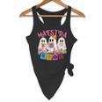 Maestra Pantasmas Conchas Teacher Mexican Halloween Flowy Tank, novelty gifts, funny gifts