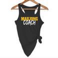 Mahjong Coach Coaching Trainer Teacher Flowy Tank, novelty gifts, funny gifts