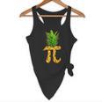 Math Teacher Hawaiian Shirts Pineapple Pi Day Symbol Flowy Tank, novelty gifts, funny gifts