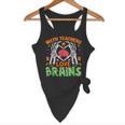 Math Teacher Love Brain Heart Skeleton Hand Zombie Halloween Flowy Tank, novelty gifts, funny gifts Math Teacher Love Brain Heart Skeleton Hand Zombie Halloween Flowy Tank, novelty gifts, funny gifts
