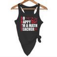 Math Teacher School So Happy I'm A Math Teacher Flowy Tank, novelty gifts, funny gifts Math Teacher School So Happy I'm A Math Teacher Flowy Tank, novelty gifts, funny gifts