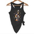 Music Note Symbol Halloween For Music Teacher Musicians Flowy Tank, novelty gifts, funny gifts