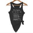 Nerdy Wave Equation Music Physics Science Math Teacher Geek Men Women Girls Kids Flowy Tank, novelty gifts, funny gifts
