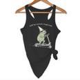 Off To Teach English Scooter Frog ESL Teacher Literature Flowy Tank, novelty gifts, funny gifts