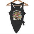 One Thankful Teacher Cute Thanksgiving Turkey School Flowy Tank, novelty gifts, funny gifts One Thankful Teacher Cute Thanksgiving Turkey School Flowy Tank, novelty gifts, funny gifts