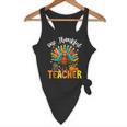 One Thankful Teacher Thanksgiving Turkey Cute Crayon Pencil Flowy Tank, novelty gifts, funny gifts One Thankful Teacher Thanksgiving Turkey Cute Crayon Pencil Flowy Tank, novelty gifts, funny gifts