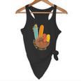 One Thankful Teacher Thanksgiving Turkey Peace Hand Sign Flowy Tank, novelty gifts, funny gifts One Thankful Teacher Thanksgiving Turkey Peace Hand Sign Flowy Tank, novelty gifts, funny gifts