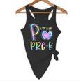 P Is For Pre-K Preschool Teacher Tie Dye Back To School Flowy Tank, novelty gifts, funny gifts