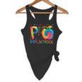 P Is For Preschool Tie Dye Back To School Teacher Men Women Girls Kids Flowy Tank, novelty gifts, funny gifts