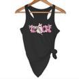 Pink Ghost Teach Halloween Teacher In Spooky Season Flowy Tank, novelty gifts, funny gifts