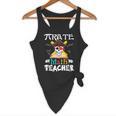 Pirate Math Teacher Skull Pirate Halloween Costume Flowy Tank, novelty gifts, funny gifts Pirate Math Teacher Skull Pirate Halloween Costume Flowy Tank, novelty gifts, funny gifts