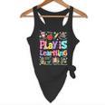 Play Is Learning Educational Teacher Women Flowy Tank, novelty gifts, funny gifts Play Is Learning Educational Teacher Women Flowy Tank, novelty gifts, funny gifts
