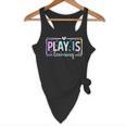 Play Is Learning Kindergarten Teacher Team Women Flowy Tank, novelty gifts, funny gifts Play Is Learning Kindergarten Teacher Team Women Flowy Tank, novelty gifts, funny gifts
