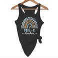 Pre-K Teacher Leopard Boho Rainbow Back To School Flowy Tank, novelty gifts, funny gifts Pre-K Teacher Leopard Boho Rainbow Back To School Flowy Tank, novelty gifts, funny gifts