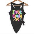 Preppy First Grade Back To School 1st Grade Teacher Girl Kid Flowy Tank, novelty gifts, funny gifts