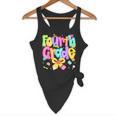 Preppy Fourth Grade Back To School 4th Grade Teacher Girls Flowy Tank, novelty gifts, funny gifts