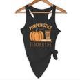 Pumpkin Spice And Teacher Life Halloween Teacher Flowy Tank, novelty gifts, funny gifts Pumpkin Spice And Teacher Life Halloween Teacher Flowy Tank, novelty gifts, funny gifts