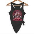 Rainbow Retro Homeschool Mom Teacher I Teach In My Pajamas Flowy Tank, novelty gifts, funny gifts Rainbow Retro Homeschool Mom Teacher I Teach In My Pajamas Flowy Tank, novelty gifts, funny gifts