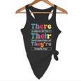 There Their They'Re English Teacher Grammar Memes Flowy Tank, novelty gifts, funny gifts There Their They'Re English Teacher Grammar Memes Flowy Tank, novelty gifts, funny gifts