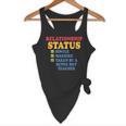 Relationship Status Single Married Hot Teacher Flowy Tank, novelty gifts, funny gifts