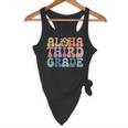 Retro Aloha Third Grade Teacher Summer Vacation Beach Hawaii Flowy Tank, novelty gifts, funny gifts Retro Aloha Third Grade Teacher Summer Vacation Beach Hawaii Flowy Tank, novelty gifts, funny gifts