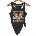 Retro Fall In Love With Learning Autumn Pumpkin Teacher Kids Flowy Tank, novelty gifts, funny gifts Retro Fall In Love With Learning Autumn Pumpkin Teacher Kids Flowy Tank, novelty gifts, funny gifts