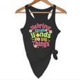 Retro Helping Small Hands Do Big Things Teacher Appreciation For Men Women Flowy Tank, novelty gifts, funny gifts Retro Helping Small Hands Do Big Things Teacher Appreciation For Men Women Flowy Tank, novelty gifts, funny gifts