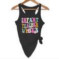 Retro Infant Teacher Vibes Women Daycare Teacher Flowy Tank, novelty gifts, funny gifts