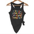 Retro It's a Good Day To Make Some Art Teacher Student Flowy Tank, novelty gifts, funny gifts Retro It's a Good Day To Make Some Art Teacher Student Flowy Tank, novelty gifts, funny gifts