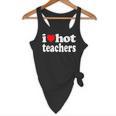 Retro I Love Hot Teachers Vintage I Heart Hot Teacher Men Women Girls Kids Flowy Tank, novelty gifts, funny gifts