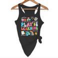 Retro Play Is Learning Kindergarten Teacher Team Women Flowy Tank, novelty gifts, funny gifts Retro Play Is Learning Kindergarten Teacher Team Women Flowy Tank, novelty gifts, funny gifts
