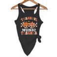 Retro Thankful Music Teacher Pumpkin Fall Thanksgiving Flowy Tank, novelty gifts, funny gifts Retro Thankful Music Teacher Pumpkin Fall Thanksgiving Flowy Tank, novelty gifts, funny gifts