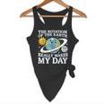 Rotation Of Earth Science Teacher Earth Day Men Women Flowy Tank, novelty gifts, funny gifts