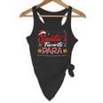 Santa's Favorite Para Christmas Paraprofessional Teacher Flowy Tank, novelty gifts, funny gifts Santa's Favorite Para Christmas Paraprofessional Teacher Flowy Tank, novelty gifts, funny gifts