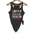 Santas Favorite Teacher Christmas Matching Xmas Men Women Flowy Tank, novelty gifts, funny gifts Santas Favorite Teacher Christmas Matching Xmas Men Women Flowy Tank, novelty gifts, funny gifts