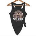 School Psych Teacher School Psychologist Leopard Rainbow Flowy Tank, novelty gifts, funny gifts School Psych Teacher School Psychologist Leopard Rainbow Flowy Tank, novelty gifts, funny gifts