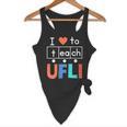 Science Of Reading I Love To Teach UFLI Teacher Literacy Flowy Tank, novelty gifts, funny gifts