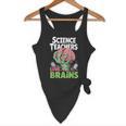 Science Teachers Love Brains Shirt Men Women Halloween Flowy Tank, novelty gifts, funny gifts